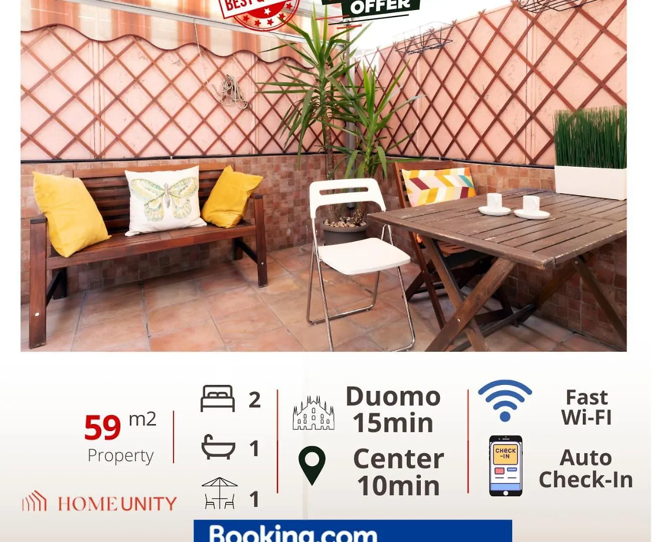 Apartment Terrace At 20 Minutes From Duomo - Homeunity Milan Italy
